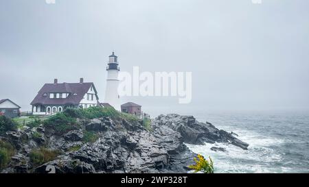 Das Portland Head Light in Portland, Maine, USA Stockfoto