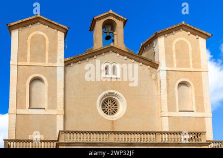 Wallfahrtskirche Sant Salvador auf dem Burgberg in Arta, Insel Mallorca, Spanien Stockfoto