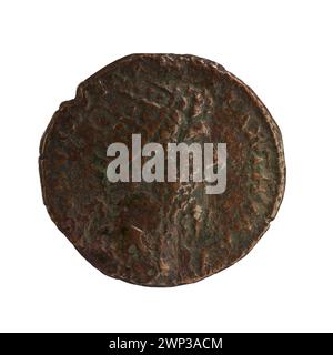 Dupondius; Lucius Werus (130-169; römischer Kaiser 161-169); 166 (166-00-00-166-00-00); Stockfoto