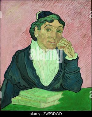 L’Arlésienne, L’Arlésienne : Madame Ginoux oder Portrait of Madame Ginoux ist der Titel einer Gruppe von sechs ähnlichen Gemälden von Vincent van Gogh, gemalt in Arles, November 1888 Stockfoto