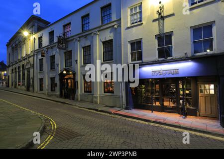 The Kings Head Hotel, Ross-on-Wye Town, (Rhosan AR Wy), Herefordshire, England, UK Stockfoto
