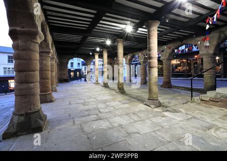 The Market House, Ross-on-Wye Town, (Rhosan AR Wy), Herefordshire, England, UK Stockfoto