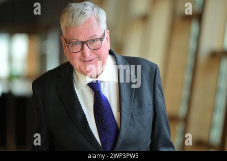 Edinburgh Schottland, Vereinigtes Königreich 05. März 2024. Fergus Ewing MSP im schottischen Parlament. Credit sst/alamy Live News Stockfoto