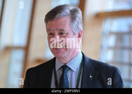 Edinburgh Schottland, Vereinigtes Königreich 05. März 2024. Keith Brown im schottischen Parlament. Credit sst/alamy Live News Stockfoto