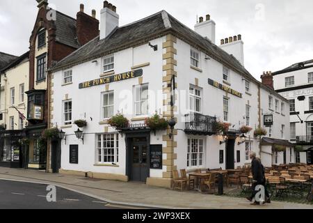 The Punch House Pub, Monmouth Town, Monmouthshire, Wales, Großbritannien Stockfoto