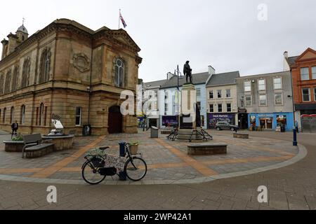 Stadtzentrum von Coleraine im County Londonderry Stockfoto