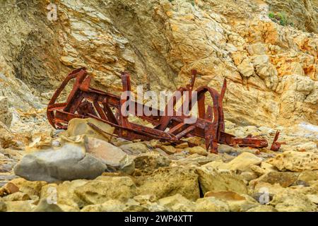 Sandstrände auf der Insel Rab in Kroatien Stadt Lopar Stockfoto