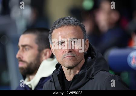 Saint Sebastien, Frankreich. März 2024. © PHOTOPQR/LE PARISIEN/LE PARISIEN/ARNAUD JOURNOIS ; SAINT SEBASTIEN ; 05/03/2024 ; FUSSBALL, 05/03/2024/LIGUE DES CHAMPIONS UEFA, 8E DE FINALE RETOUR, SAINT SABASTIEN ( ESPAGNE ), STADE ANOETA REALE ARENA/REAL SOCIEDAD - PARIS SG/PHOTO LE PARISIEN/LUIS ENRIQUE ARNAUD JOURNOIS -- 05/2024 San Sebastian, Spanien UEFA Champions League Real Sociedad VS Paris SG Credit: MAXPPP/Alamy Live News Stockfoto