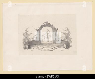 Vignette zur Lobrede auf Duhan; Vogel, Johann Phillipp Albert (1814-1886), Menzel, Adolph (1815-1905); 1880 (1880-00-1880-00-00); Stockfoto