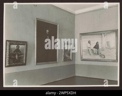 Warschau. Nationalmuseum, ul. Podwale 15; polnische Gemäldegalerie - Raum mit Gemälden von Aleksander Gierymski; um 1932 (1932-00-00-1939-00); Stockfoto