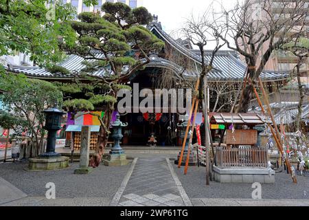 Chohoji (Rokkakudo) Tempel, ein historischer sechseckiger buddhistischer Tempel in Donomaecho, Nakagyo, Kyoto, Japan Stockfoto