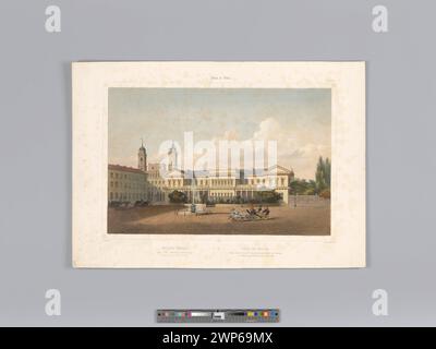 Blick auf die Bischöfe von Pał Vilnius mit Blick auf die Sternwarte von Vilnius; Benoist, Philippe (1813 1905), Lemercier, Benard et Cie (Paris vor 1860 (1855-00-00-1860-00-00); Stockfoto