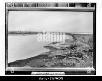 Bildfotografie: Józef Chełmoński (1849-1914), Fluss, 1911, Öl, Leinwand, im Besitz von Leon Goldberg [derzeit fehlendes Bild]; Unknown, Society of Motivation of Fine Arts (Warschau; 1860-1940); 1911/1912 (1911-00-00-1912-00); Stockfoto