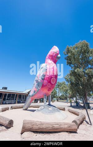 Die Big Galah ist eine Touristenattraktion in Kimba, South Australia, SA, Australien Stockfoto