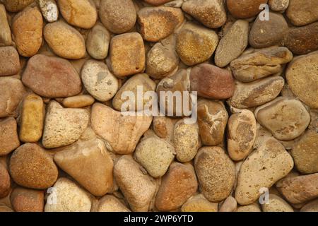 Kreisförmiges Symbol, kopfsteingepflasterte Straßen Stockfoto