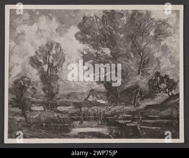 Bei diesem Foto handelt es sich um einen Druck, der ein historisches Motiv oder eine historische Szene unter Verwendung zeitgemäßer fotografischer Methoden erfasst und Dokumentations- und Archivierungszwecken dient. Stockfoto