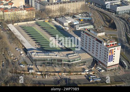 Zentraler Omnibusbahnhof ZOB, Messedamm, Westend, Charlottenburg, Berlin, Deutschland Stockfoto