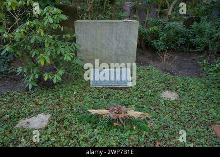 Karl Schmidt-Rottluff, Grab, Waldfriedhof Dahlem, Hüttenweg, Steglitz-Zehlendorf, Berlin, Deutschland Stockfoto