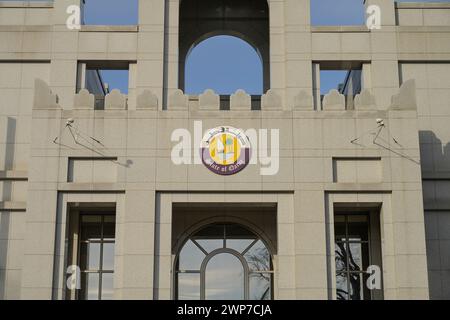 Botschaft, Katar, Hagenstraße, Roseneck, Grunewald, Charlottenburg-Wilmersdorf, Berlin, Deutschland Stockfoto