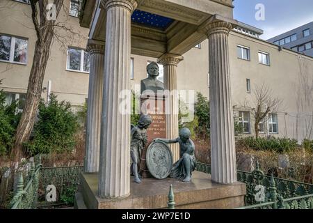 Johann Friedrich August Borsig, Grab, Dorotheenstädtischer Friedhof, Chausseestraße, Mitte, Berlin, Deutschland Stockfoto