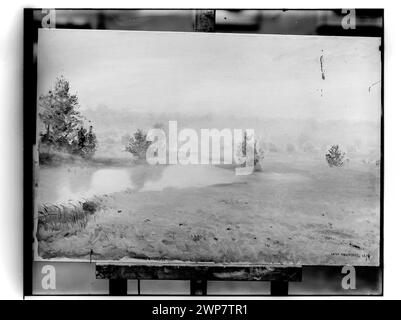 Bildfotografie: Józef Chełmoński (1849-1914), Mgły (morgens), 1894, Öl, Leinwand, Eigentümer Adam Krasiński [derzeit fehlendes Bild]; Unknown, Society of Promulierung of Fine Arts (Warschau; 1860-1940); 1907 (1907-00-00-1907-00); Stockfoto