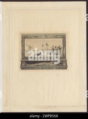 Druck mit dem Titel „der Tod als Heiland“, Platte 10 aus Opus XI von Ferd. Stecchini und Max Klinger, 1889, illustrieren den Tod als Retter. Stockfoto