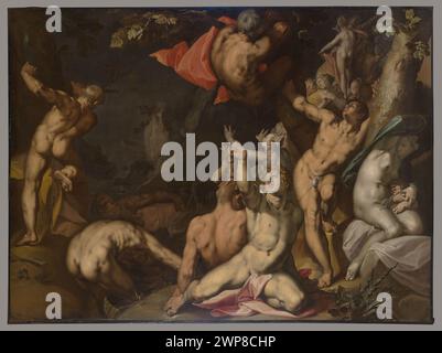 The Deluge Artist: Abraham Bloemaert (Niederländisch, 1564–1651) Stockfoto