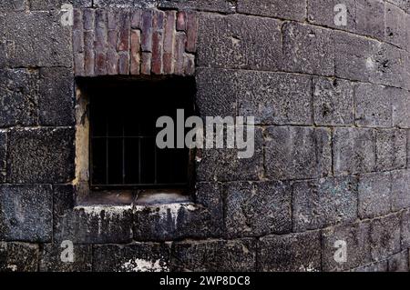 Blick auf die Jaille von der Innenwand des Gebäudes Stockfoto