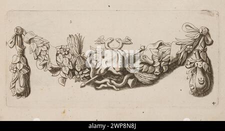 Feston: 4; Quellinus, artus (1609-1668); um 1650 () (1640-00-00-1660-00); Stockfoto