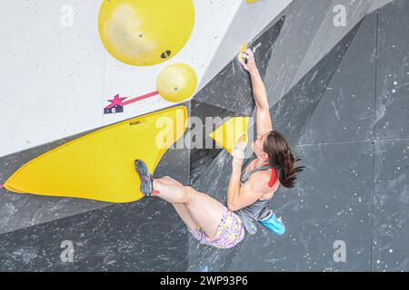 Chloe Caulier (Belgien). Sportklettern. Europameisterschaften München 2022 Stockfoto