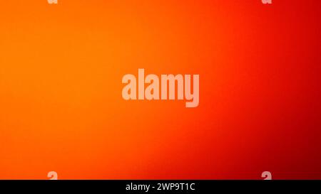Wunderschöner, leuchtend orangefarbener roter Hintergrund mit Farbverlauf. Bannerhintergrund. Stockfoto