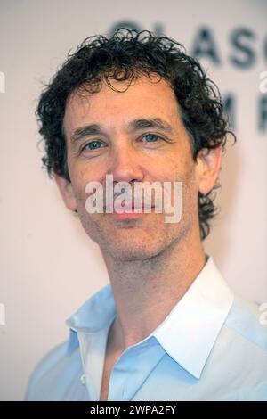 Glasgow, Schottland, Großbritannien. März 2024. Produzent, Schriftsteller und Schauspieler Jonas Chernick, auf dem roten Teppich bei einem Fotobesuch zur britischen Filmpremiere von The Stockfoto