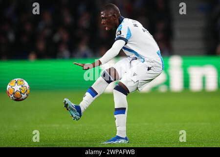 San Sebastian, Spanien. März 2024. Hamari Traore von Real Sociedad spielte während des Achtelfinale-Spiels zwischen Real Sociedad und Paris Saint Germain PSG am 5. März 2024 im reale Arena Stadium in San Sebastian, Spanien. (Foto: Bagu Blanco/PRESSINPHOTO) Credit: PRESSINPHOTO SPORTS AGENCY/Alamy Live News Stockfoto