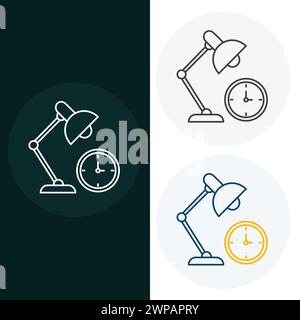 Überstunden-Vektor-Illustration Symboldesign Stock Vektor