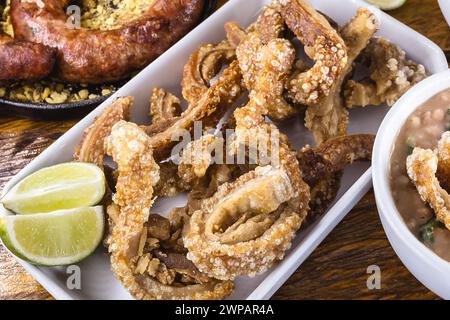 Brasilianisches Essen - Comida Mineira - Tradicional Brazilian Food Stockfoto