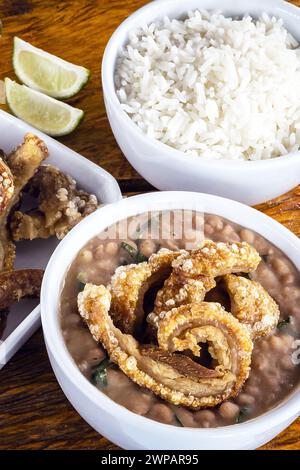 Brasilianisches Essen - Comida Mineira - Tradicional Brazilian Food Stockfoto