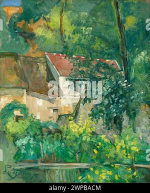 Haus von Père Lacroix. Paul Cézanne. 1873. Stockfoto