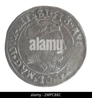 Litauischer Pfennig auf Halt Litauisch; Zygmunt II August (polnischer König; 1544-1572); 1546 (1545-00-00-1545-00-00); Stockfoto