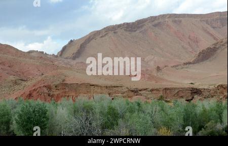 Wunderschöne Landschaften in Dadès Gorges in Marokko. Stockfoto