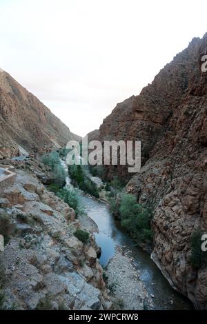 Wunderschöne Landschaften in Dadès Gorges in Marokko. Stockfoto