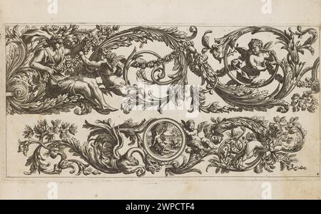 Frieze-Projekte; Le Pautre, Jean (1618-1682), Stapf, Johann Ulrich (CA. 1642-1706); um 1660-OK. 1670 (1601-00-00-1700-00-00); Stockfoto