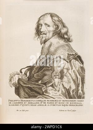 Philip Herbert, Montgomery Graf, 4. Pembroke County; Voerst, Robert Van (1596-1636), Dyck, Anthony Van (1599-1641), Hendricx, Gillis (fl. 1645-); 1645-1646 (1645-00-00-1645-00-00); Stockfoto