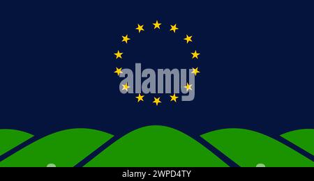 Flagge der Stadt Montpelier - Vermont Stockfoto