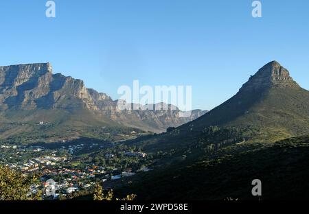 Löwenkopf (rechts), Kapstadt, Südafrika Stockfoto