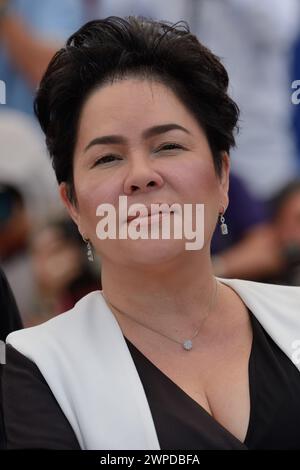 Cannes, Frankreich. Mai 2016. Jaclyn Jose nahm am 18. Mai 2016 im Rahmen der 69. Filmfestspiele von Cannes am Fotoruf „Ma'Rosa“ bei den Palais des Festivals in Cannes Teil. Foto: Aurore Marechal/ABACAPRESS.COM Credit: Abaca Press/Alamy Live News Stockfoto