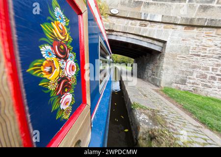 Das Pontcysyllte Aquädukt führt den Llangollen-Kanal über den Fluss Dee. Entworfen von Thomas Telford. Ein Weltkulturerbe, Wales, Großbritannien. Stockfoto