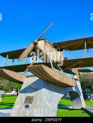 Denkmal Gago Coutinho e Sacadura Cabral, Lissabon, Portugal Stockfoto