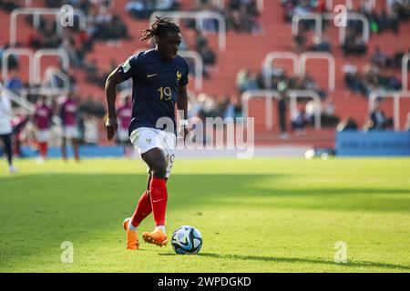 MENDOZA, ARGENTINIEN - 25. MAI: Brayann Pereira (Frankreich) bei der FIFA U20-Weltmeisterschaft Argentinien 2023 gegen Gambia Stockfoto