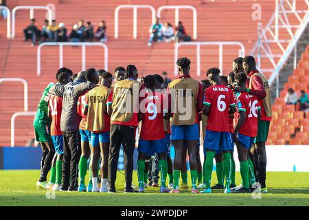 MENDOZA, ARGENTINIEN - 25. MAI: Gambia-Team bei der FIFA U20-Weltmeisterschaft Argentinien 2023, Spiel Frankreich gegen Gambia Stockfoto