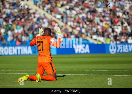 MENDOZA, ARGENTINIEN - 21. MAI: Torhüter Kingsley Aniagboso aus Nigeria bei der FIFA U20-Weltmeisterschaft Argentinien 2023 gegen die Dominikanische Republik Stockfoto